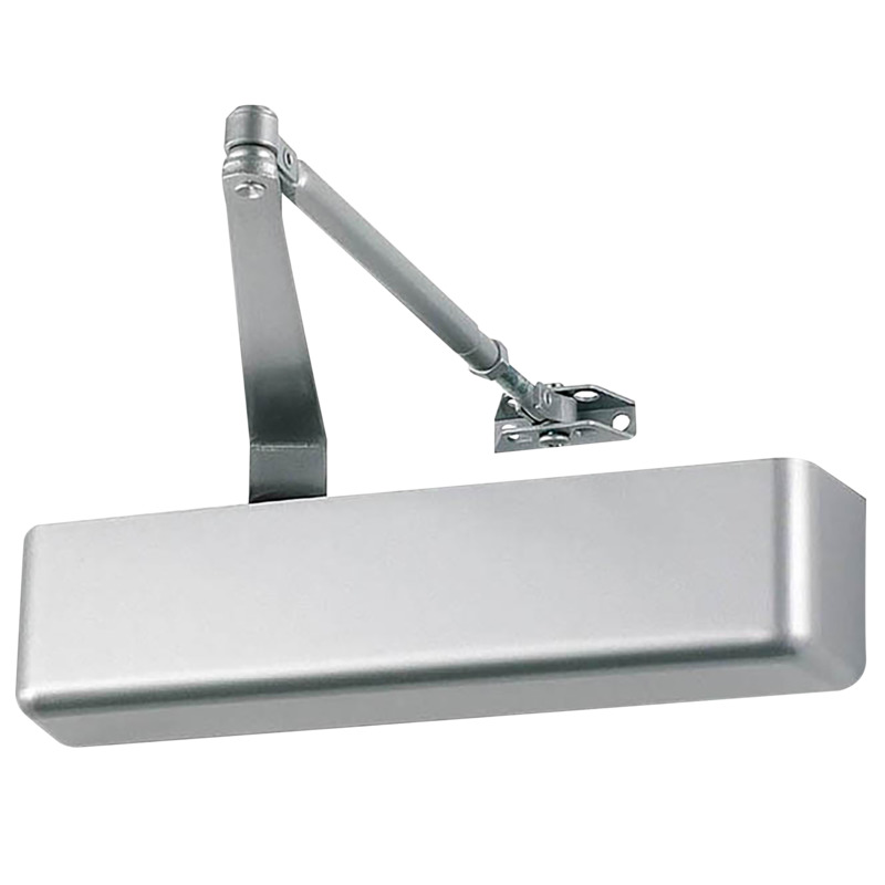 SC81ARWPAAL Medium Duty Surface Door Closer with Regular Arm & Parallel Arm Bracket, Aluminum