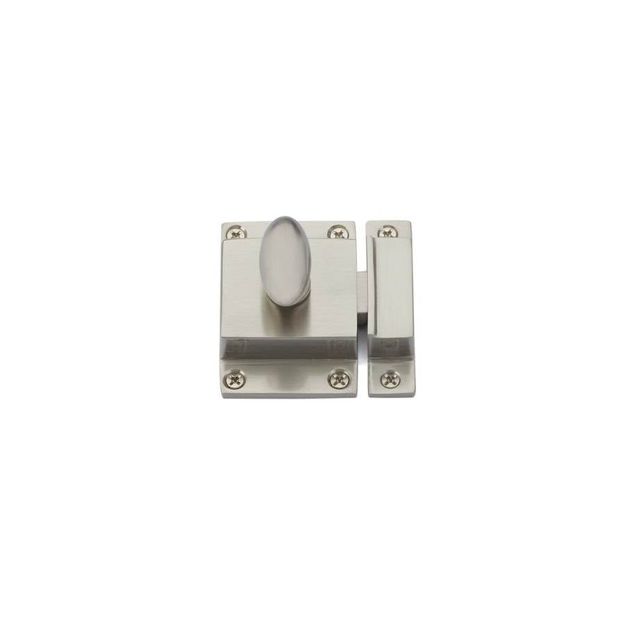 2.25 x 2 in. Insatin Cabinet Latch, Satin Nickel