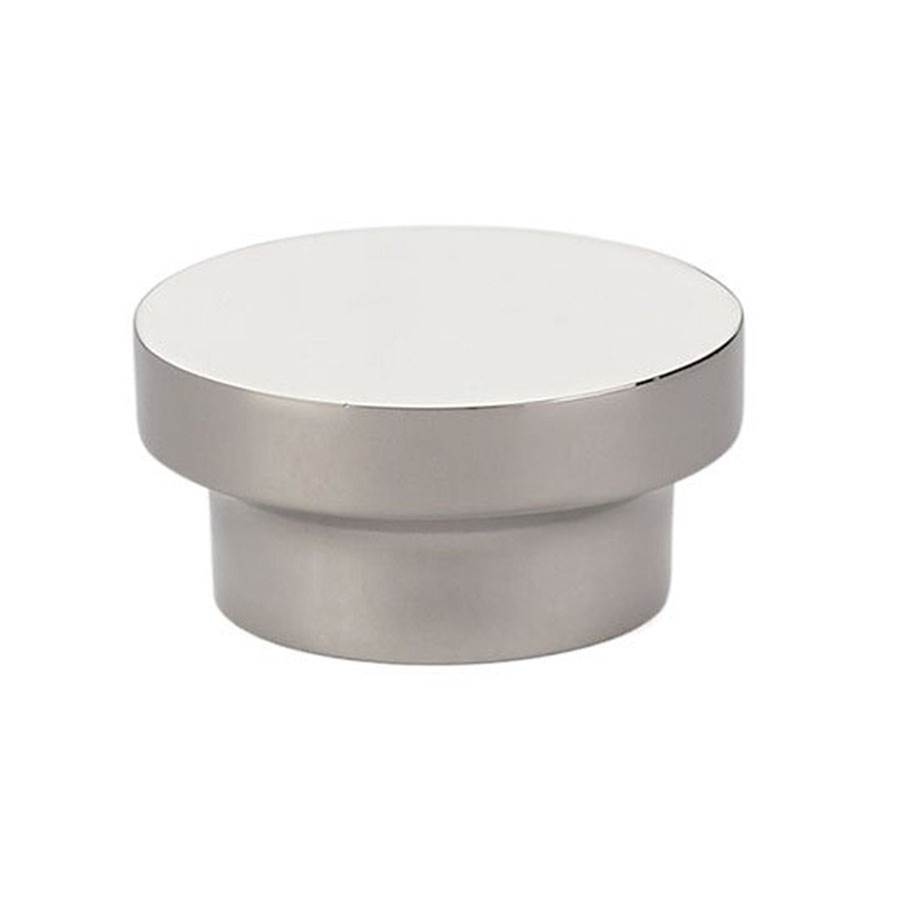 1.625 in. District Cabinet Knob, Bright Nickel