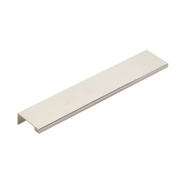 6 in. Edge Center To Center Finger Cabinet Edge Pull, Polished Nickel