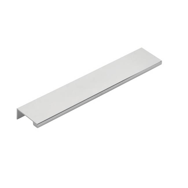 10 in. Center To Center Cabinet Edge Pull, Polished Chrome