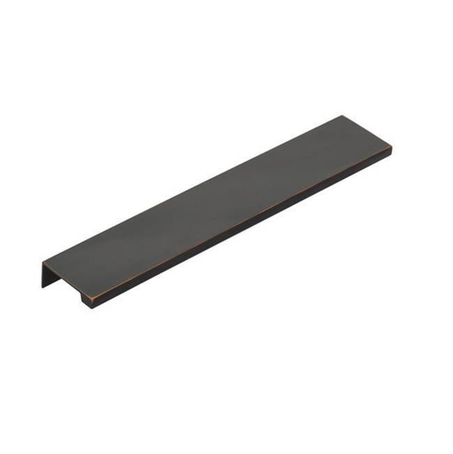 12 in. Center To Center Cabinet Edge Pull, Oil Rubbed Bronze