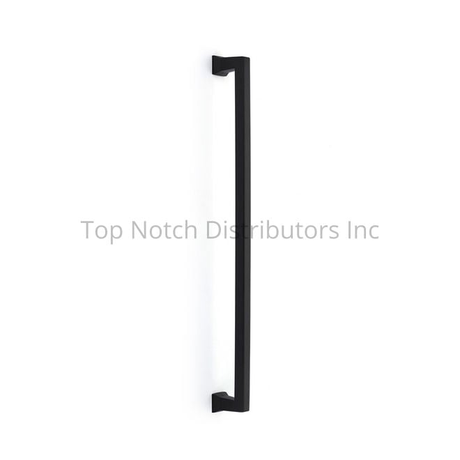 86443US19 18 in. Brass Alexander Appliance Pull, Flat Black