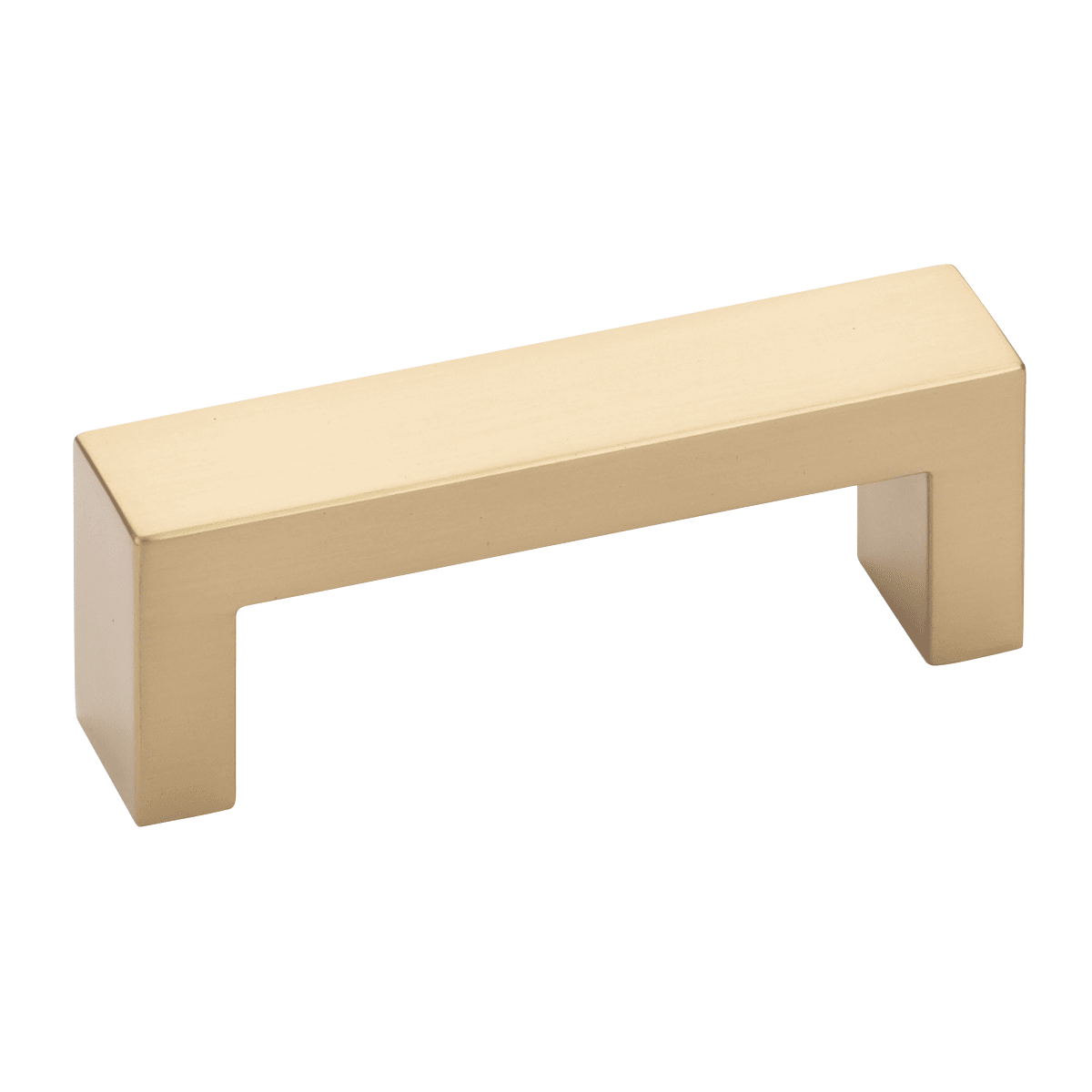 5 in. Center to Center Handle Cabinet Pull - Satin Brass