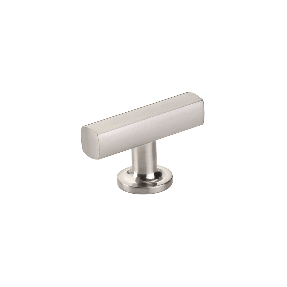 2 in. T- Knob Cabinet Knob - Satin Nickel