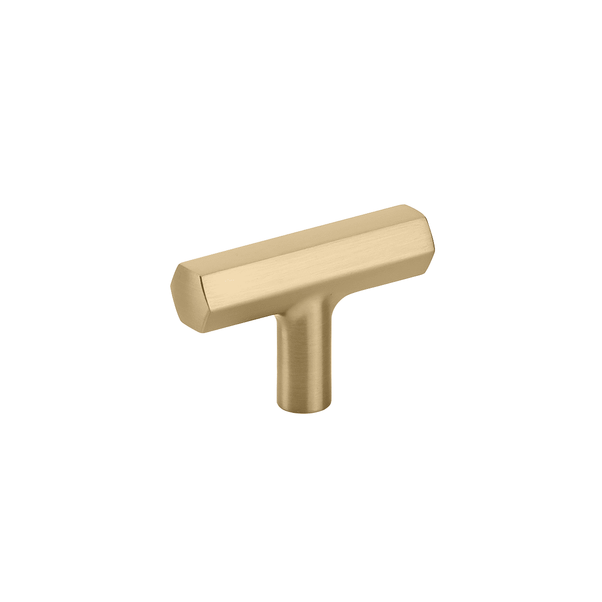 86728US4 2 in. Mod Hex T-Knob - Satin Brass