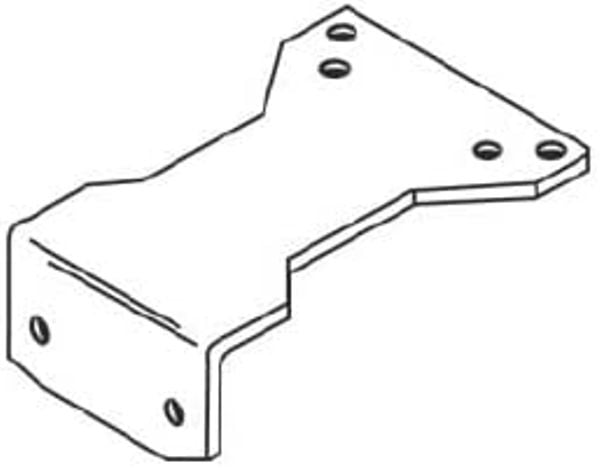 1628H 1600 Series Aluminum Soffit Plate with Parallel Arm Closers