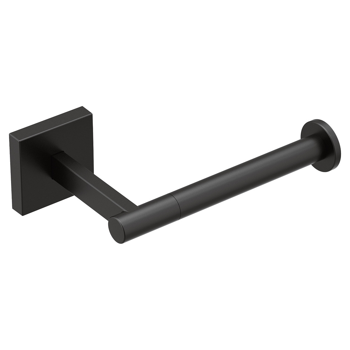 BP1808BL Triva Single-Post Paper Holder, Matte Black