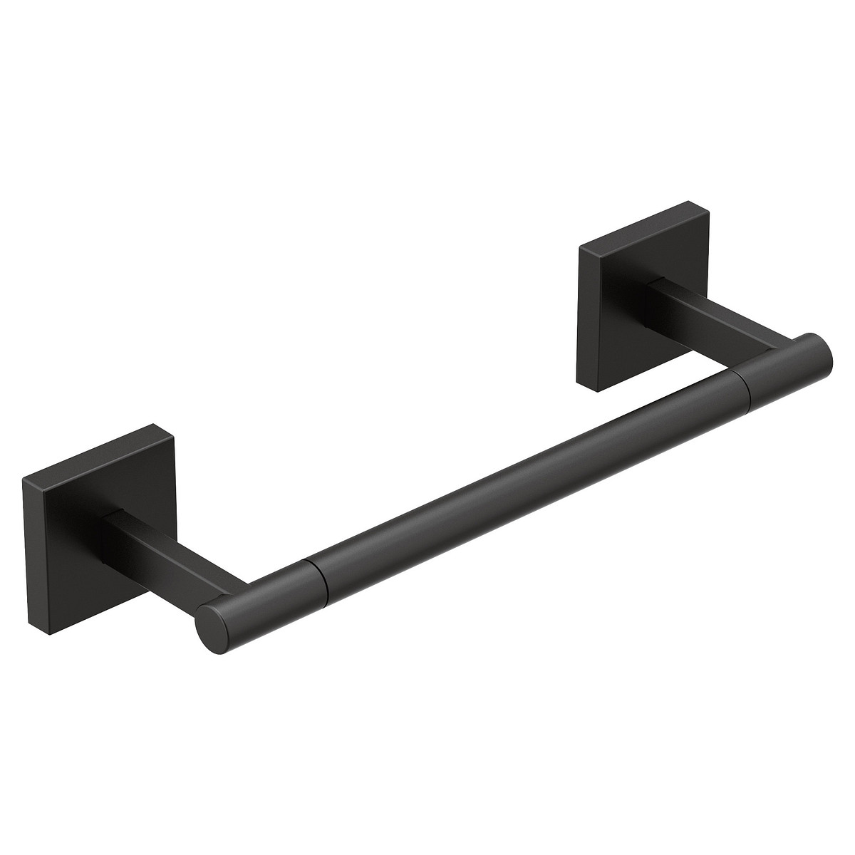 BP1886BL 9 in. Triva Hand Towel Bar, Matte Black