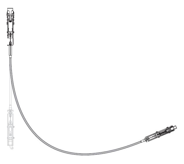 47250179 8 to 9 ft. 2 in. Bottom Cable Assembly for 9949 Device, White