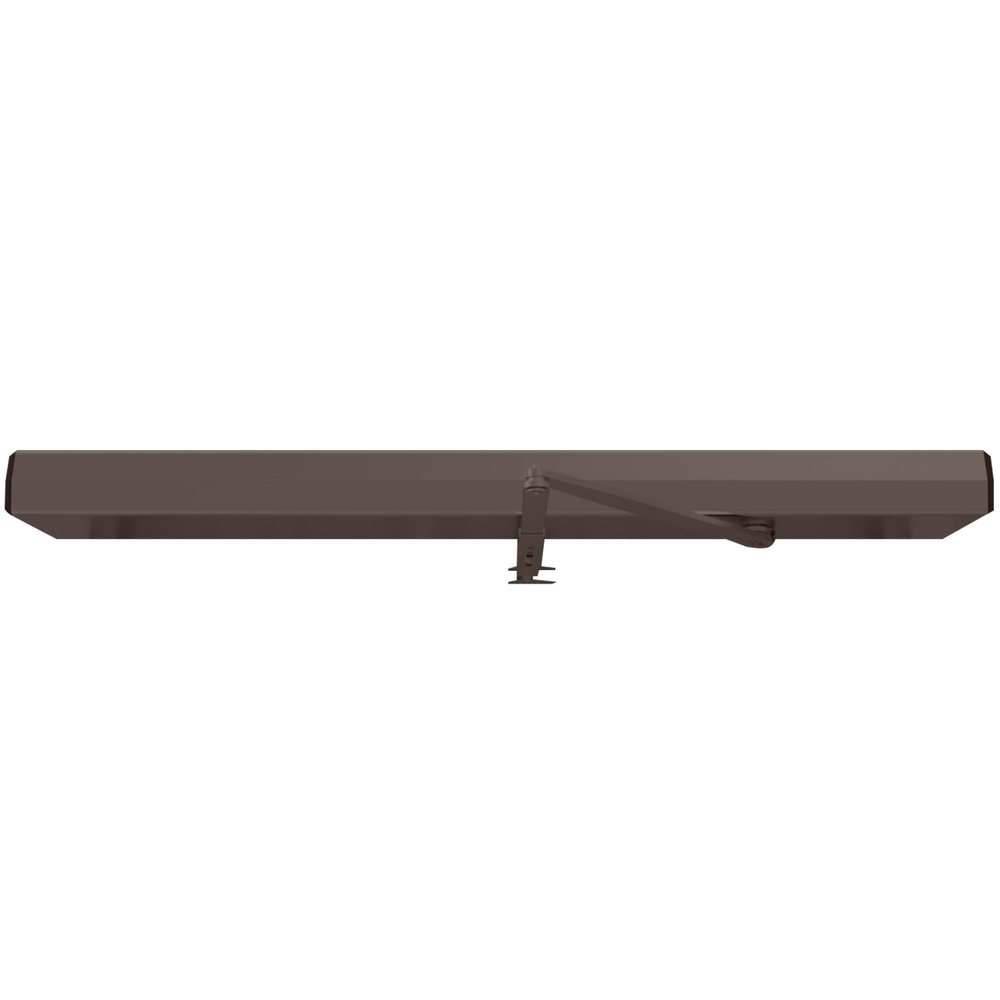 Push Side Slide Track Arm Operator with 37.375 in. Cover, Dark Bronze