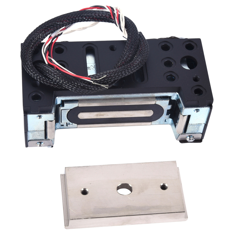 MM15DT 4000 lbs 12V-24V AC & DC Electromechanical Maglock with DPS & Tamper, Satin Stainless Steel