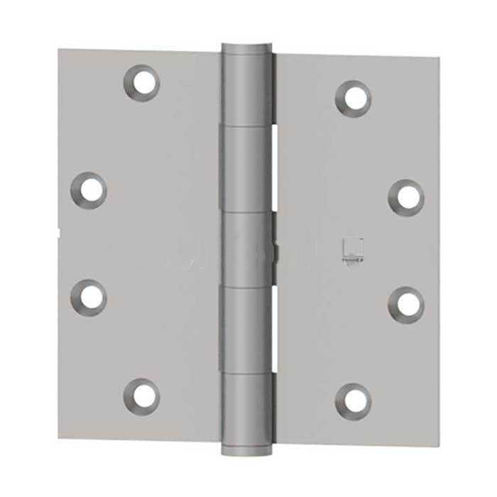 3.5 x 3.5 in. 0.25 in. Radius Full Mortise Standard Weight Plain Bearing Hinge, Satin Chrome