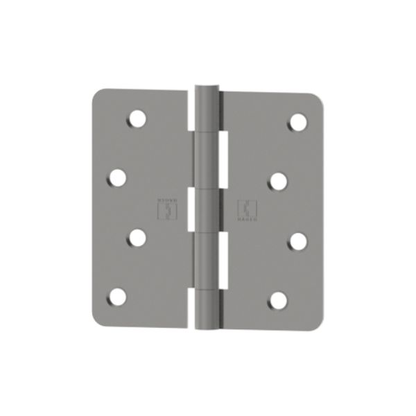 RC154131232DEA14 3.5 x 3.5 in. 0.25 in. Radius Full Mortise Residential Hinge, Satin Stainless Steel