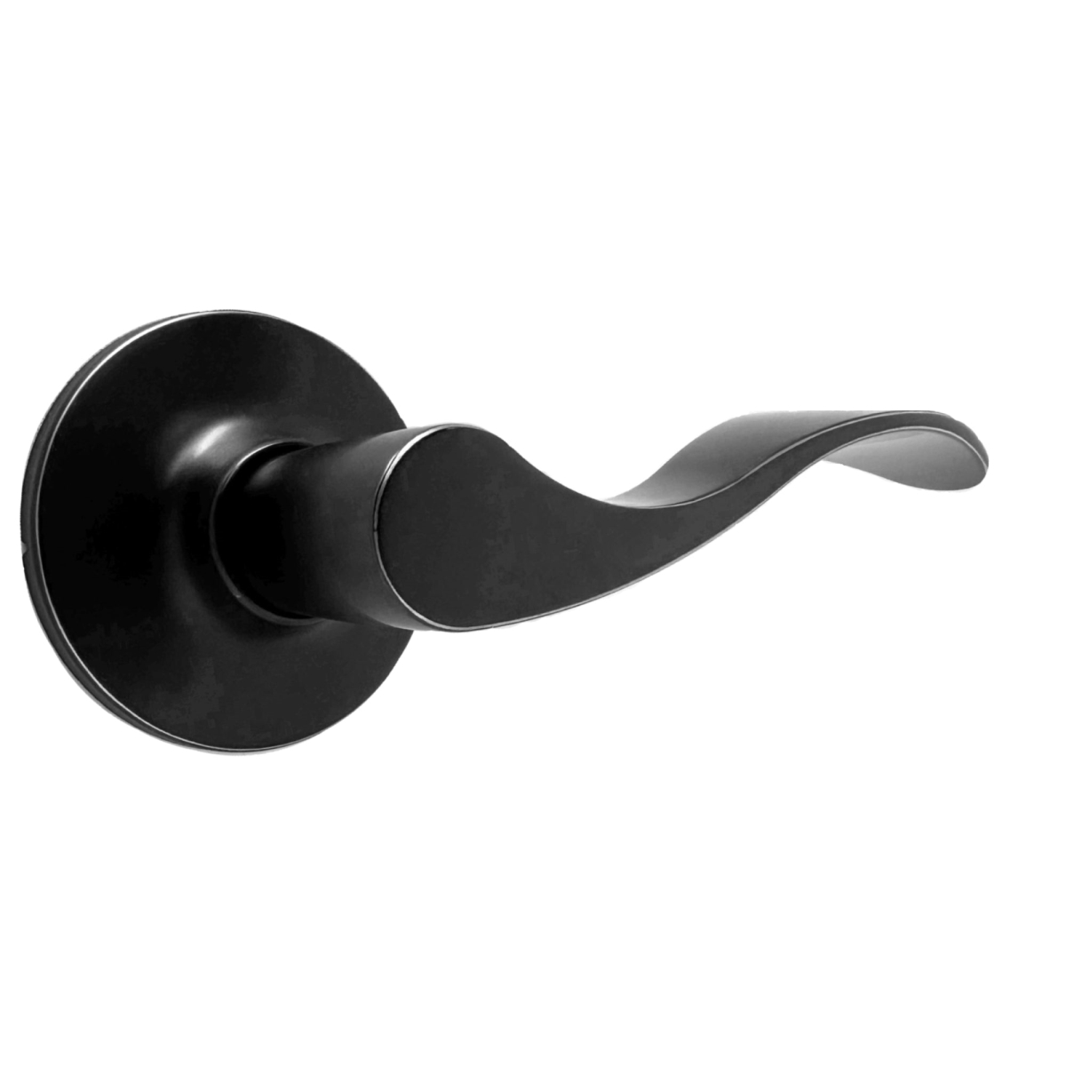 00200X2X2FR20   Haven Passage Lock with Adjustable Latch & Full Lip Strike - Matte Black