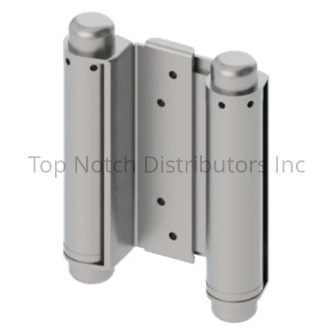 130326D5 5 in. Full Surface Double Acting Spring Hinge for 1.13 To 1.38 in. Door - Satin Chrome Finish