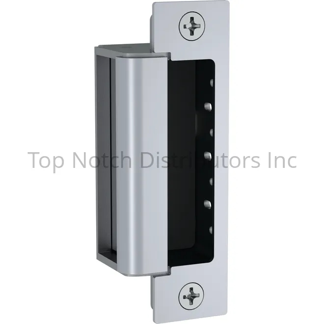1600CDB630LM 12 & 24V DC Electric Strike Complete Pac for Deadbolt Locks with Single Lock Monitor - Satin Stainless Steel Finish