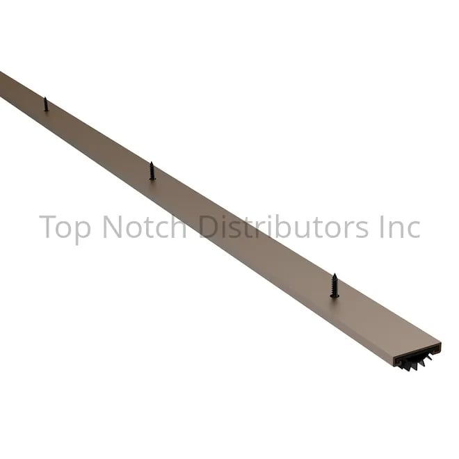 234DPK36 36 in. Door Shoe with Prene Dark Bronze Finish