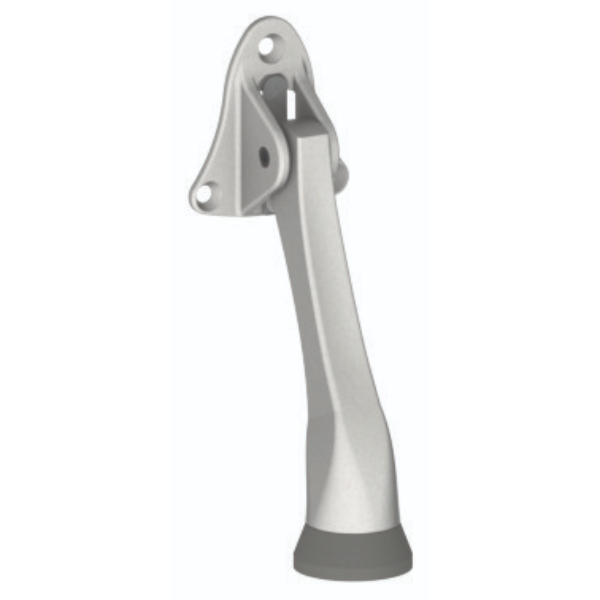 270D26D 3.5 in. Kick Down Door Holder - Satin Chrome Finish