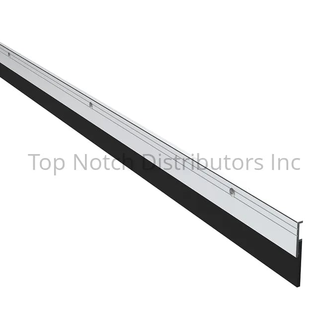 36 in. Door Bottom Sweep with Neoprene Clear Aluminium Finish