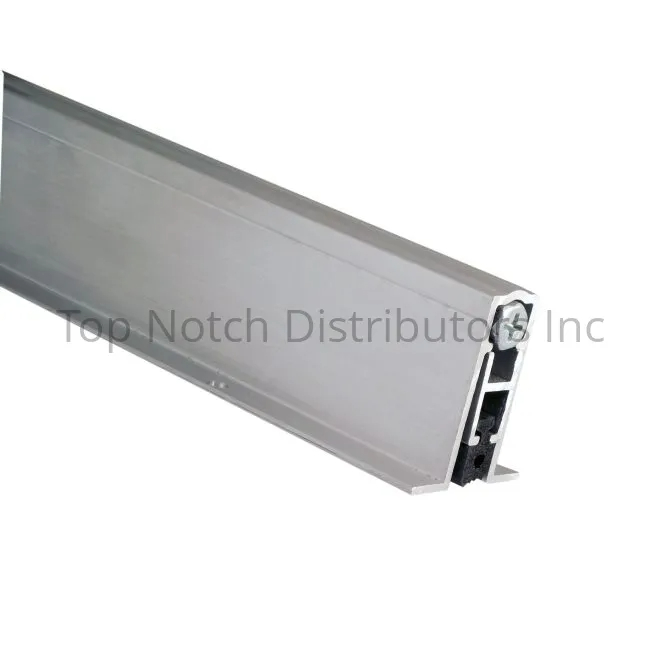32 in. Full Mortise Automatic Door Bottom with Sponge Neoprene Mill Aluminium Finish