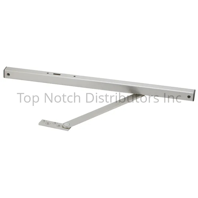 902S32D Heavy Duty Surface Overhead Stop - Size 2 - Satin Stainless Steel Finish
