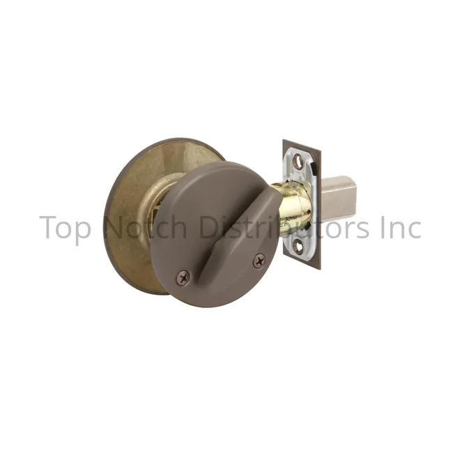 D271613 D200 Series Occupancy Indicator Deadbolt, Latch & Strike - Oil Rubbed Bronze Finish