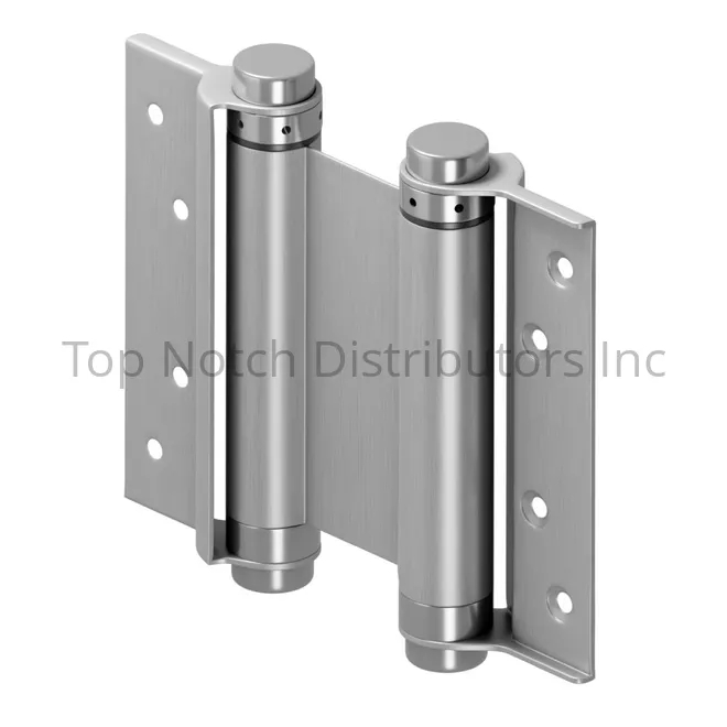 DASHS5U32D 5 in. Double Action Saloon Hinge - Satin Stainless Steel Finish