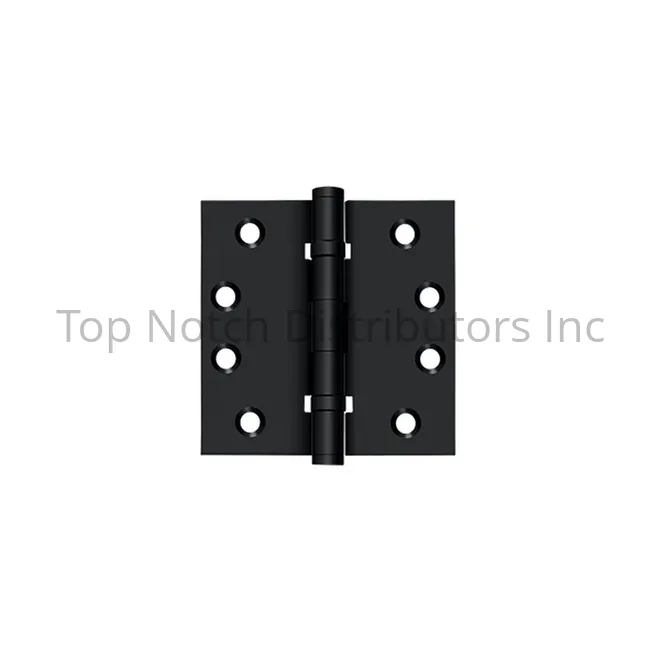 DSB4B19 4 x 4 in. Square Hinge Ball Bearings - Flat Black Finish