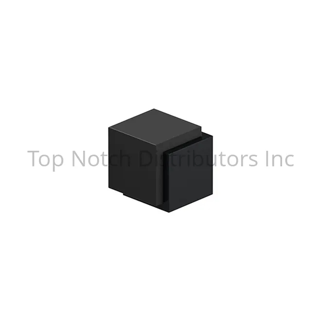 FDBB134U19 Contemporary Cube Floor Door Bumper - Black Finish