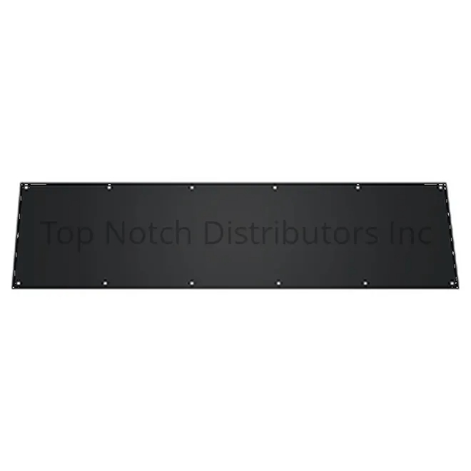 10 x 34 in. Stainless Steel Kick Plate - Black Finish