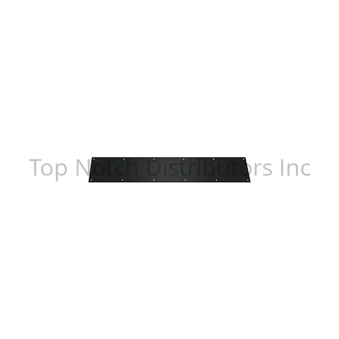 6 x 34 in. Stainless Steel Kick Plate - Black Finish