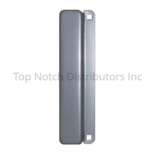 Don-Jo MELP210SL 2.63 x 10 in. Blank Latch Protector for Electric Strikes - Silver Coated Finish