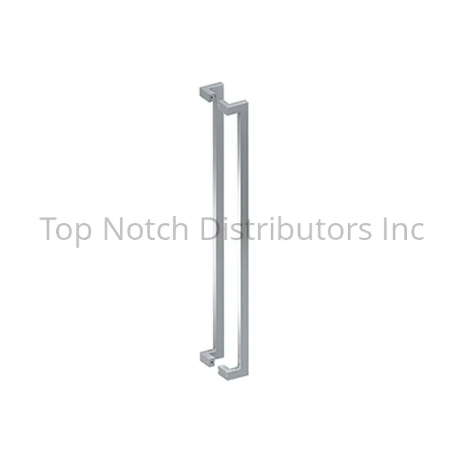 SSPOBB48U32D 48 in. Back To Back Modern Offset Door Pulls - Satin Stainless Steel Finish