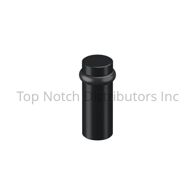 UFB6000U19 3 in. Round Universal Floor Bumper - Black Finish