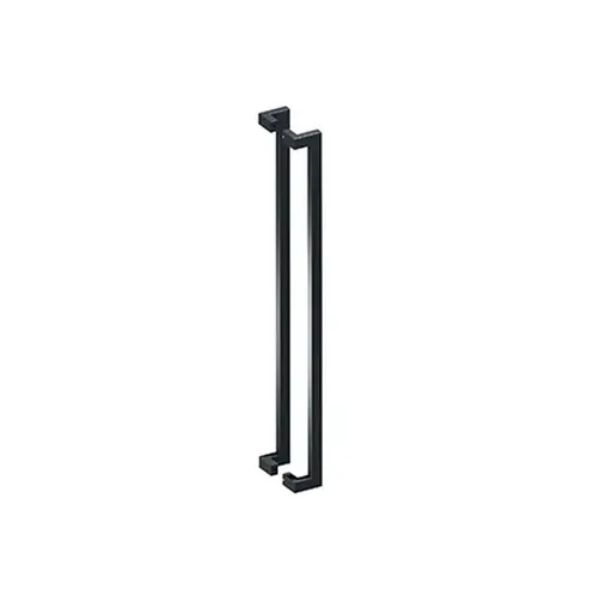 SSPOBB48U19 48 in. Back to Back Modern Offset Pulls, Paint Black