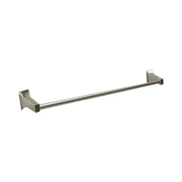 BC3CP13800 0.75 in. Pair of Corona Collection Square Towel Bar Posts, Bright Chrome Finish
