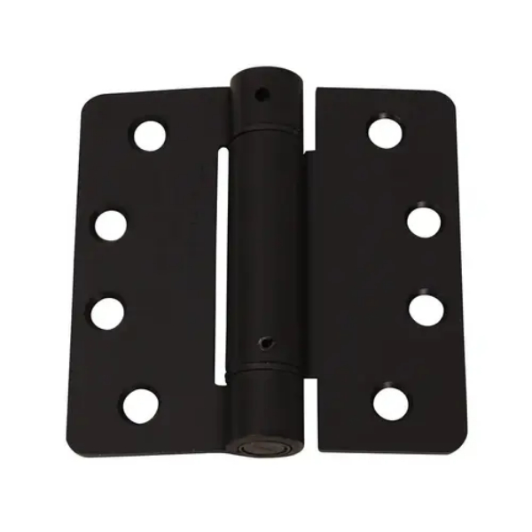 H44S10OB 4 x 4 x 0.25 in. Radius Corner Spring Hinge, Oil Rubbed Bronze Finish