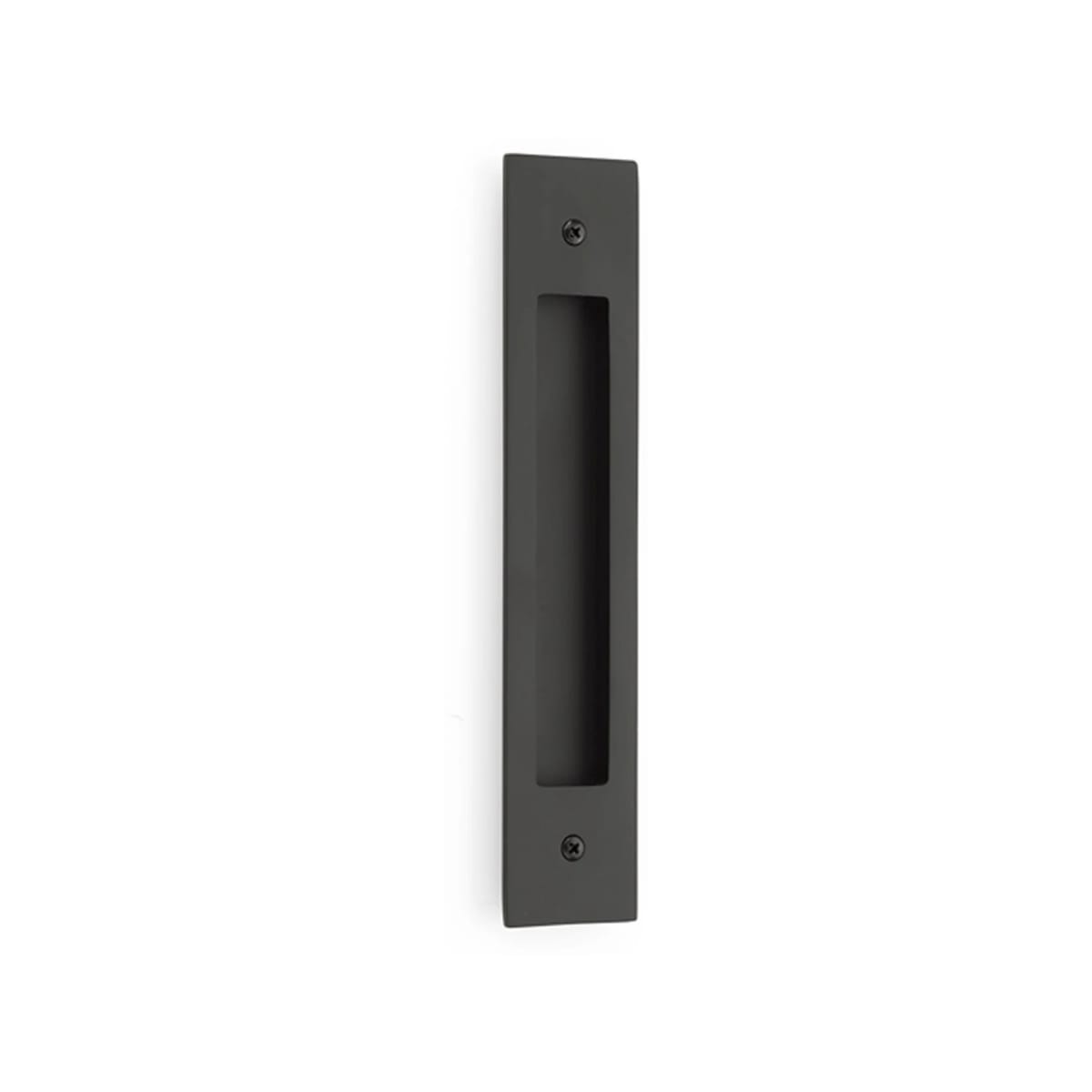 221710US15 Modern Rectangular Flush Pull - Satin Nickel Finish
