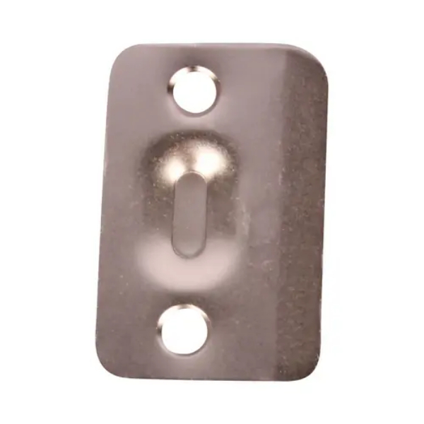 DD05100SN Round Corner Strike for Ball Catch - Satin Nickel Finish