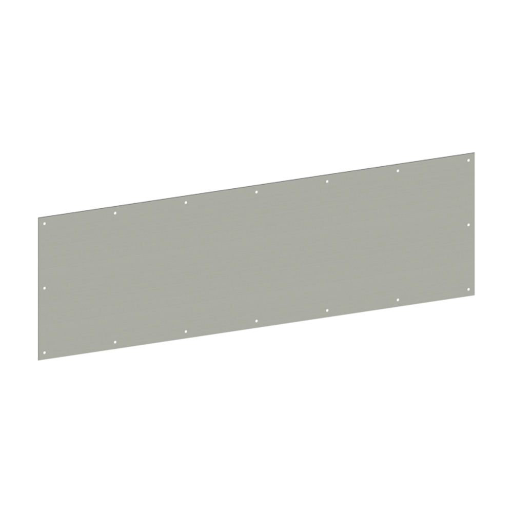 190S83432D 8 x 34 in. Satin Stainless Steel Kick Plate