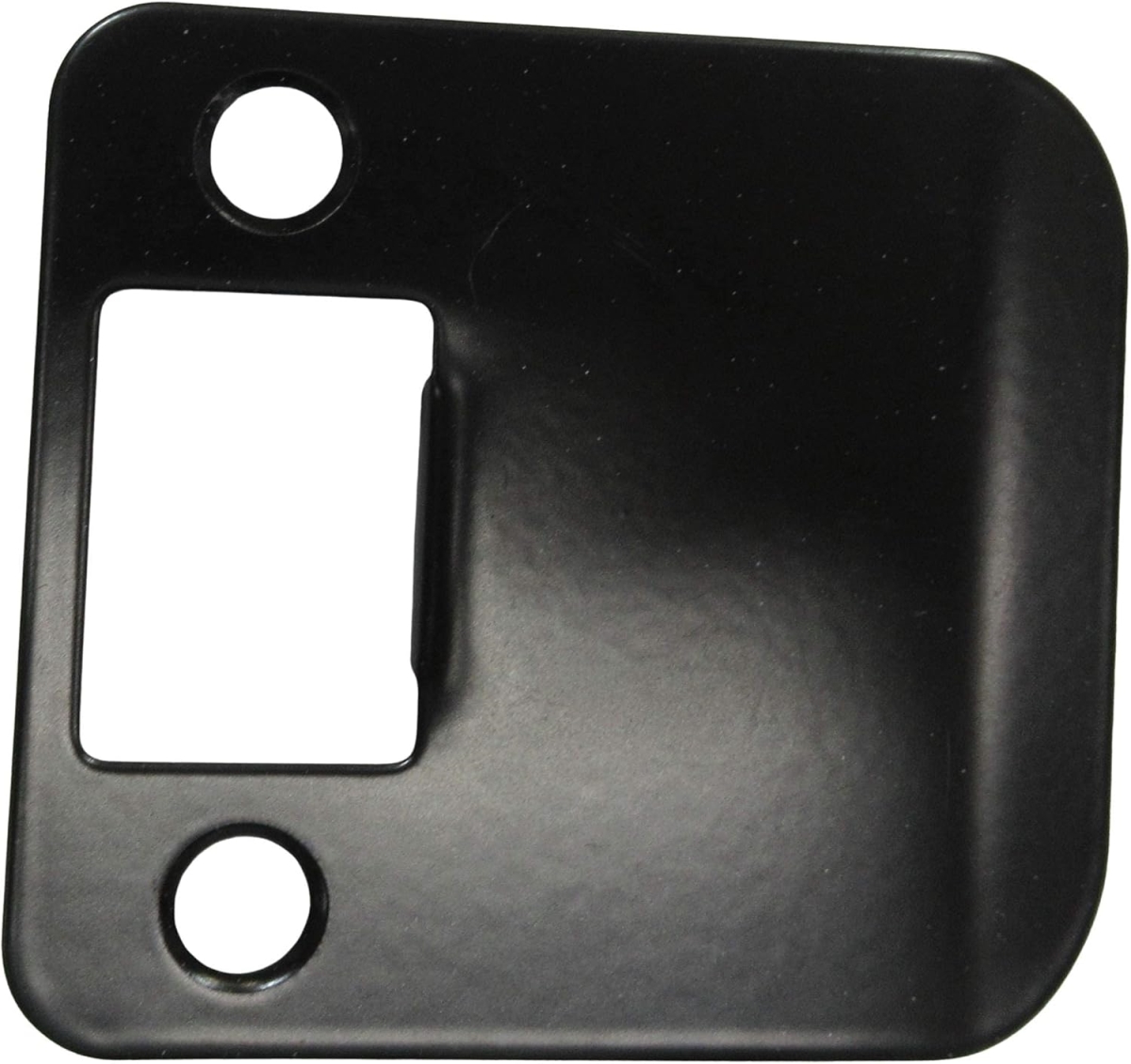 Don-Jo EL102622RC 2.25 in. Round Corner Full Lip Strike with 2 in. Extended Lip - Black Finish