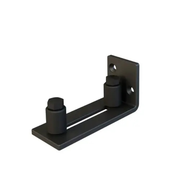 DD1112FBGBL Adjustable Floor Roller Guide - Matte Black Finish