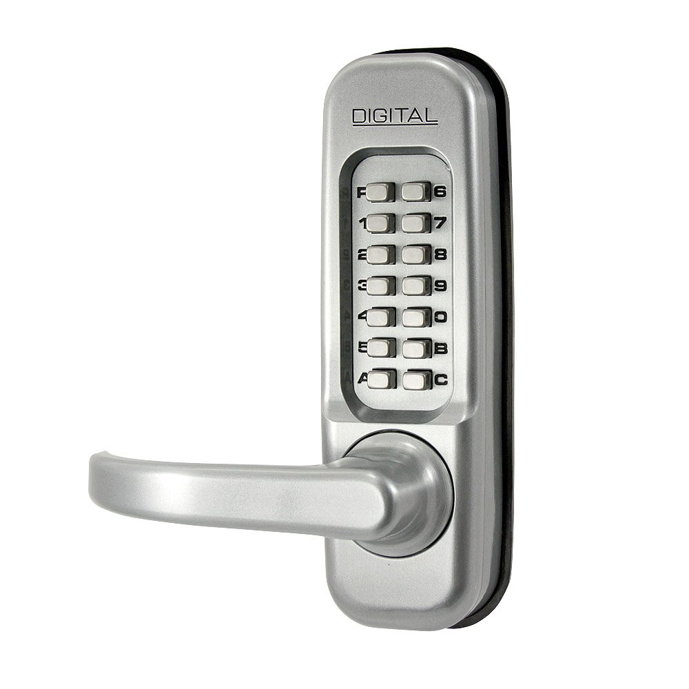 1150JBMGDC Mechanical Keyless Heavy Duty Lever Lock with Double Combination Jet - Black Marine Grade Finish