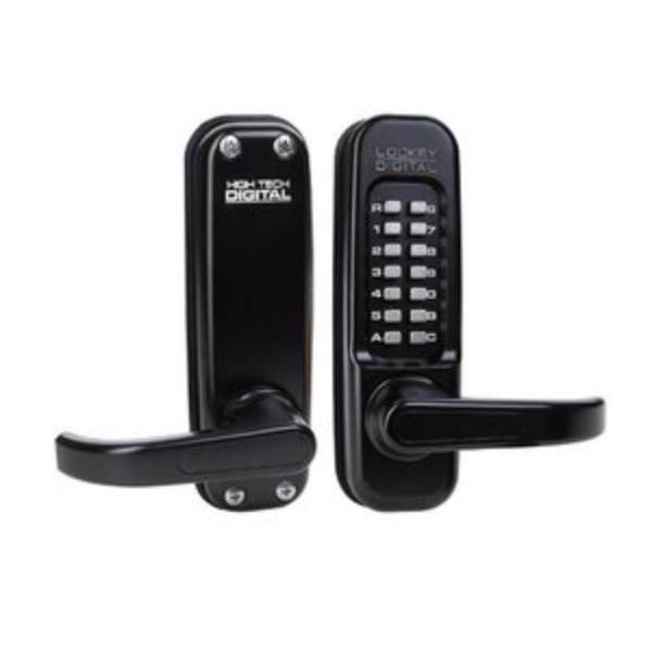 1150JBMG Mechanical Keyless Heavy Duty Lever Lock with Single Combination Jet - Black Marine Grade Finish