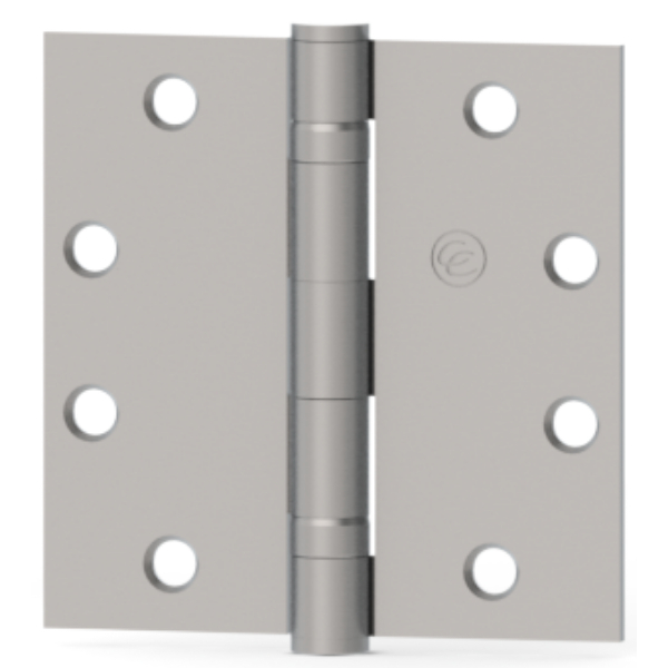Full Mortise Ball Bearing Hinge - Satin Chrome - 4.5 in. - Non-Removable Pin