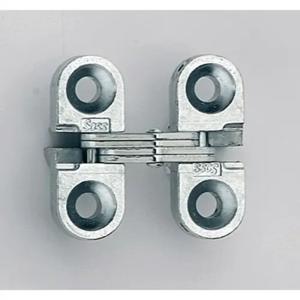 100CUS4 0.37 x 1 in. Light Duty Invisible Hinge Doors - Satin Brass Finish