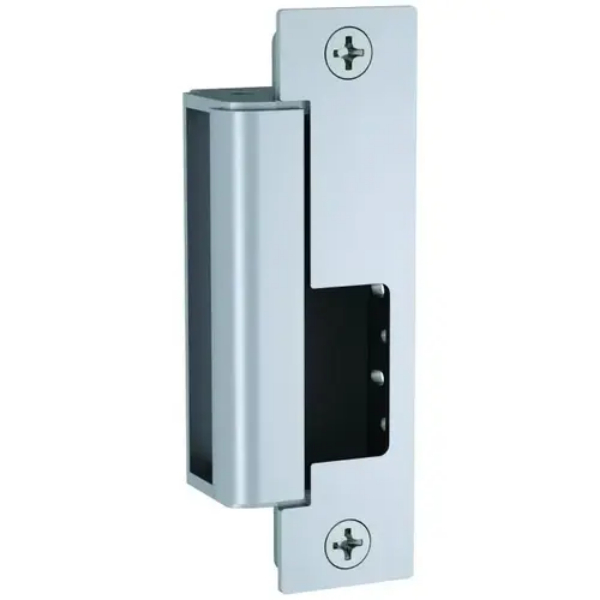 12 / 24 Volt DC Electric Strike Complete Pac with Single Lock Monitor Satin Stainless Steel Finish