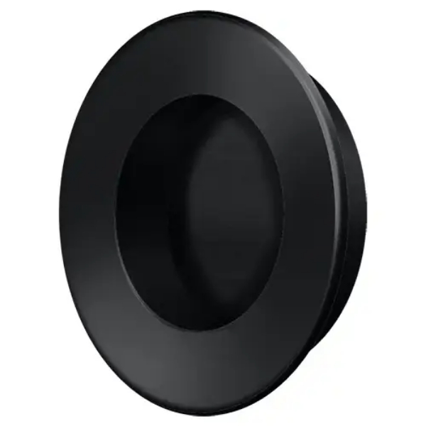 FP178U19 1.87 in. Round Flush Pull - Matte Black
