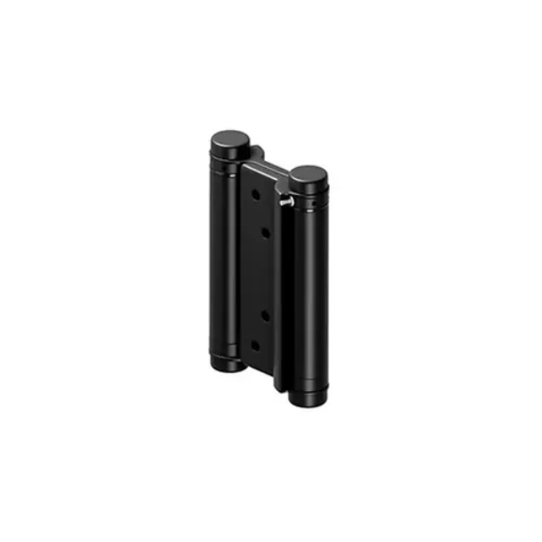 DASHS4U19 4 in. Double Action Saloon Hinge - Matte Black Finish